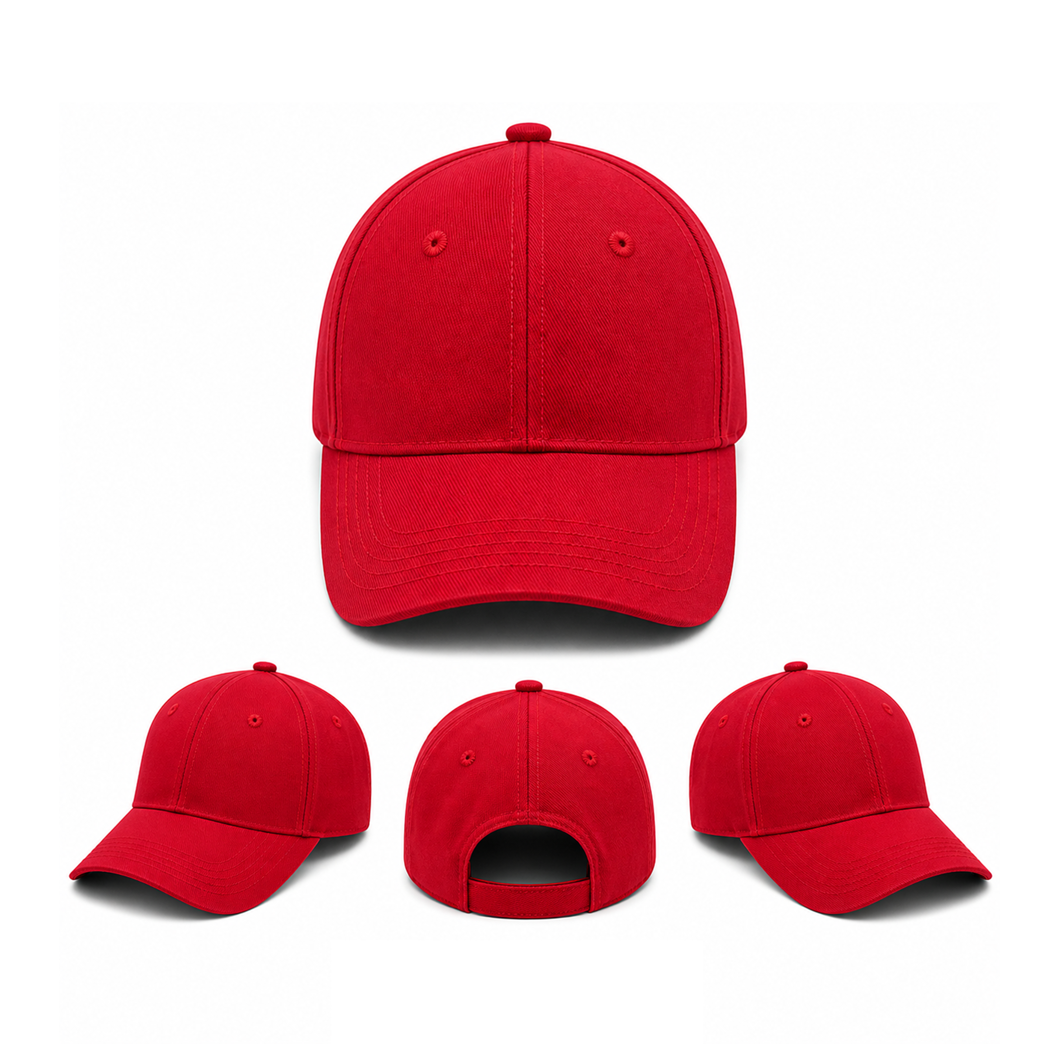 Bold Red Statement Cap